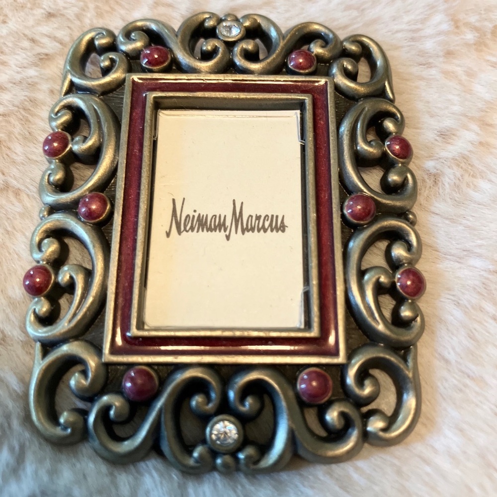 Jay Strongwater + Neiman Marcus Ornate Rectangle Mini Frame